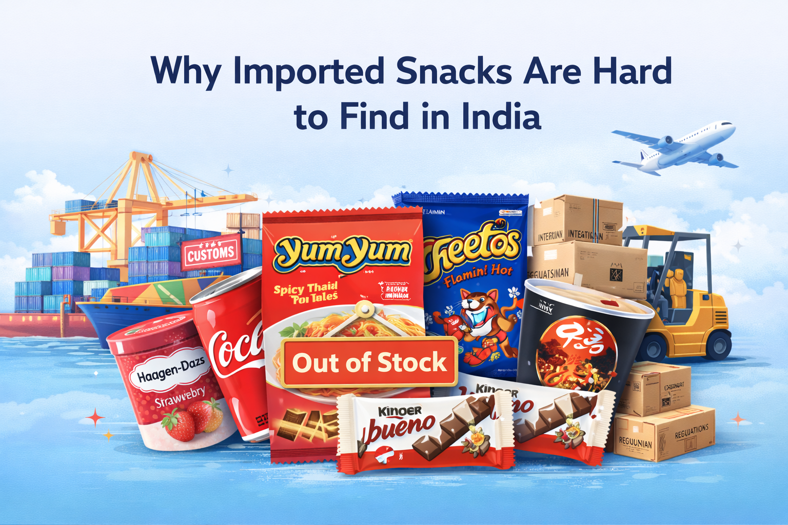 Why Imported Snacks Are Hard to Find in India