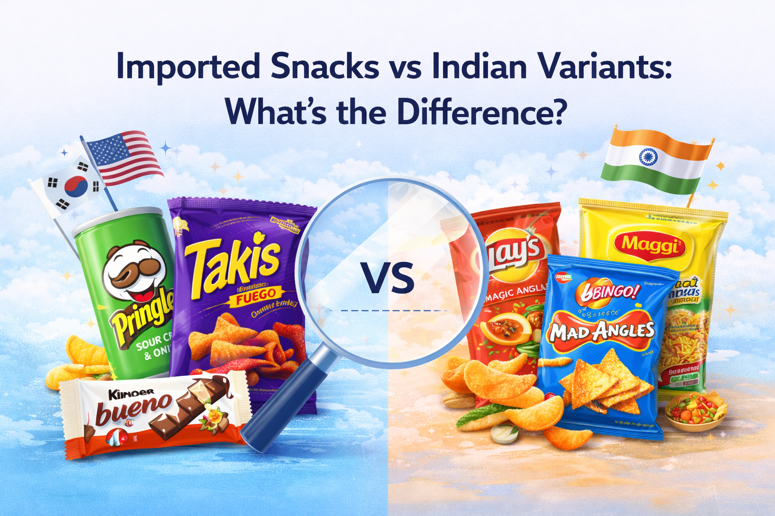 Imported Snacks vs Indian Variants: What’s the Difference?