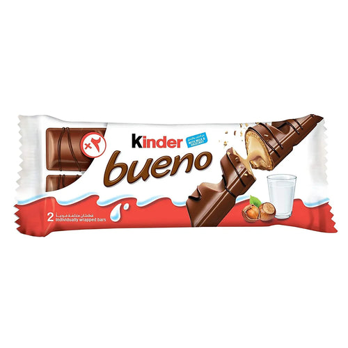Kinder Bueno – Milk & Hazelnut Chocolate (43g) - Get Munchies