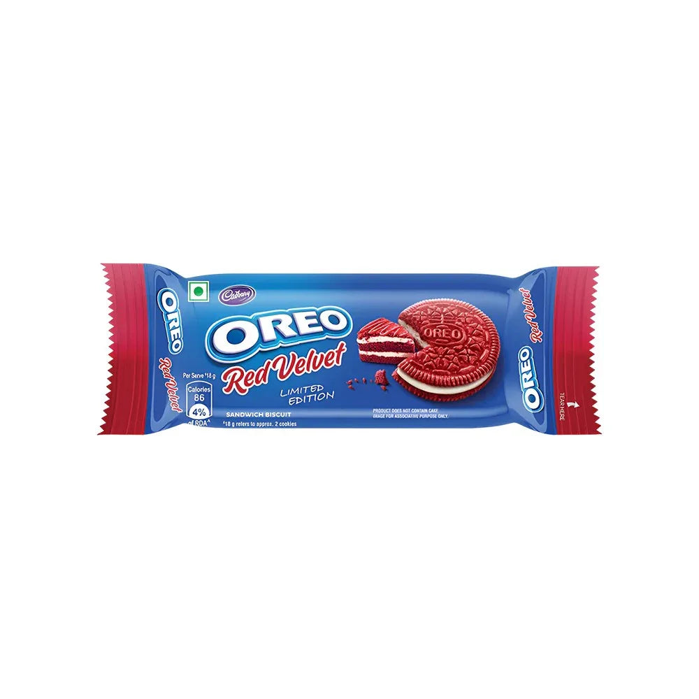 Oreo Red Velvet – Imported Cream Biscuits (133g) - Get Munchies