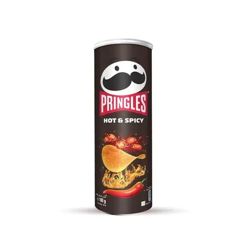 Pringles Hot & Spicy – Imported Potato Chips (110g) - Get Munchies